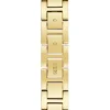 Gold-Tone Crystal Triangle Analog Watch