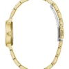 Gold-Tone Diamond Analog Watch