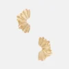 Gold-Tone Joli Fan Earrings