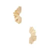 Gold-Tone Joli Fan Earrings