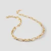 Gold-Tone Knotted Necklace