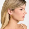 Gold-Tone Lightweight Hoop Earrings