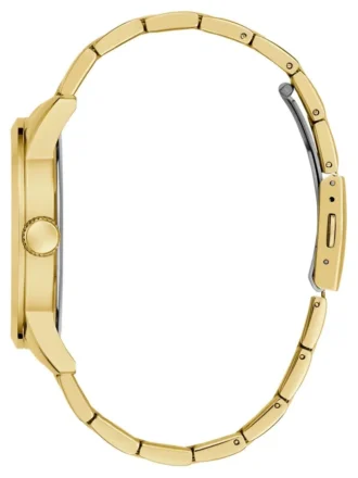 Gold-Tone Logo Analog Watch