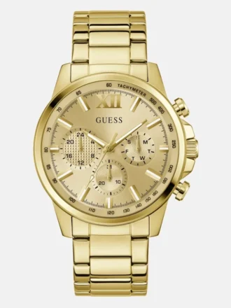 Gold-Tone Multifunction Watch