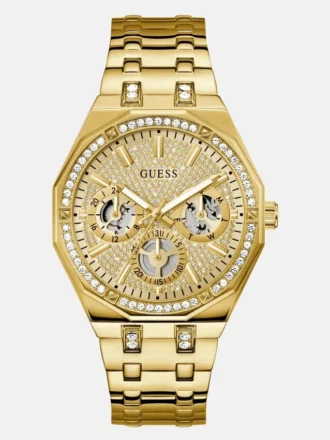Gold-Tone Multifunction Watch