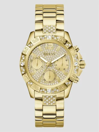 Gold-Tone Multifunction Watch