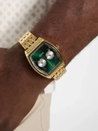 Gold-Tone Multifunction Watch