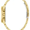 Gold-Tone Multifunction Watch