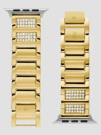 Gold-Tone Rhinestone 42-44 Mm Band for Apple Watch®