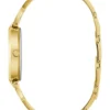 Gold-Tone Shimmer Analog Watch