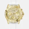 Gold-Tone Silicon Multifunction Watch