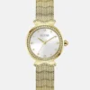 Gold-Tone Wavy Analog Watch