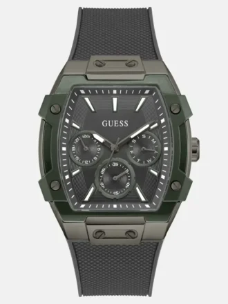 Green and Grey Silicone Multifunction Watch