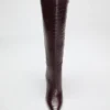 Gressa Knee-High Faux-Leather Boots