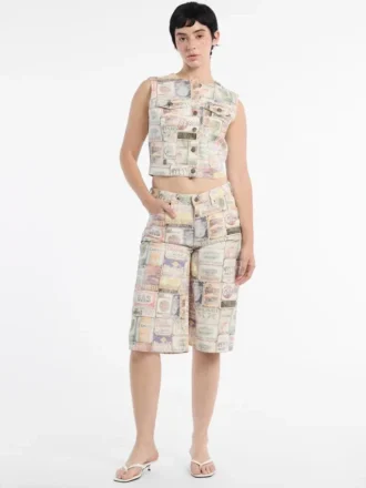 Guess Originals Denim Bermuda Shorts