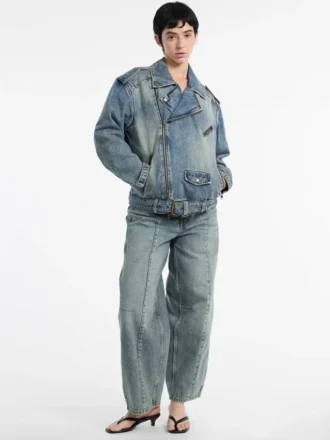 Guess Originals Denim Motorcycle Jacket