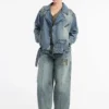 Guess Originals Denim Motorcycle Jacket