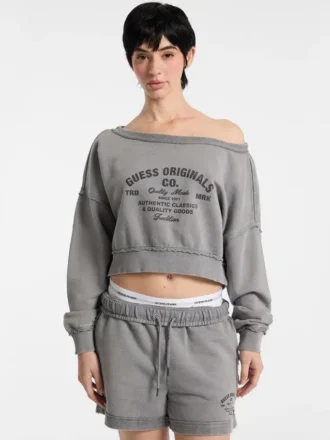 Guess Originals Eco Boat-Neck Sweatshirt