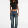 Guess Originals Eco Raw Edge Rhinestone Tee