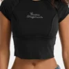 Guess Originals Eco Raw Edge Rhinestone Tee