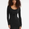 Guess Originals Eco Vintage Tie Mini Sweater Dress