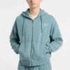 Guess Originals Garment Dyed Zip-Up Hoodie