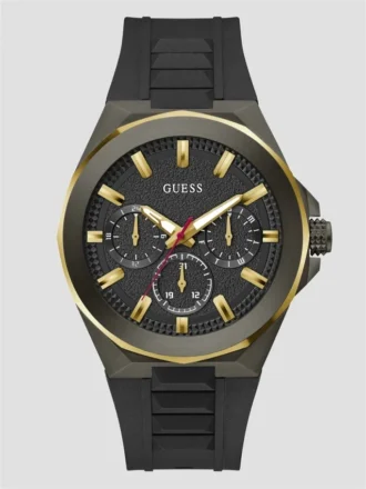 Gunmetal and Gold-Tone Multifunction Watch