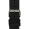 Gunmetal-Tone and Blue Analog Watch