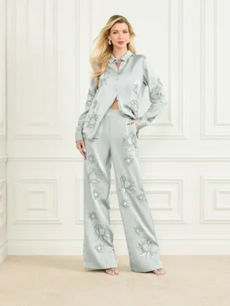 Gwen Embroidered Flower Pant