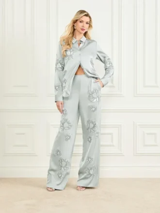 Gwen Embroidered Flower Shirt