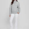 Half-Zip Wool-Blend Pullover Sweater