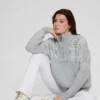 Half-Zip Wool-Blend Pullover Sweater