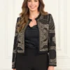 Helene Studded Embroidery Jacket