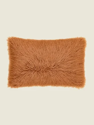 Helma Rectangular Faux-Fur Pillow