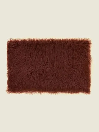 Helma Rectangular Faux-Fur Pillow