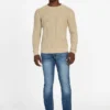 Herman Cable-Knit Washed Sweater