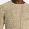Herman Cable-Knit Washed Sweater