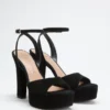Hitten Suede Platform Dress Sandals