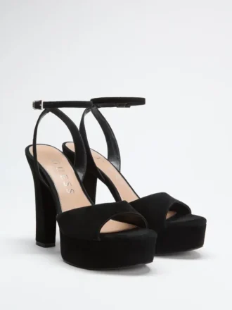 Hitten Suede Platform Dress Sandals