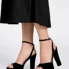Hitten Suede Platform Dress Sandals