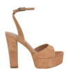 Hitten Suede Platform Dress Sandals