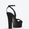 Hitten Suede Platform Dress Sandals