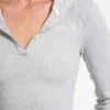 Hooded Embroidered Logo Slim Top