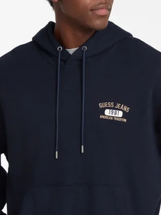 Hooded Printed Logo Sweater