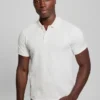 Houndstooth Jacquard Polo Shirt