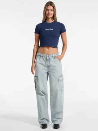 Indigo Logo Baby Tee