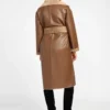 Ines Reversible Faux-Leather Coat