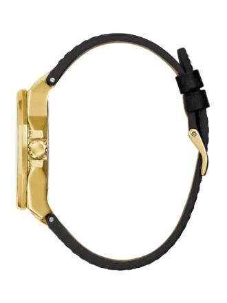 Insignia Black Leather Analog Watch