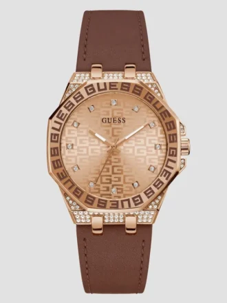 Insignia Brown Leather Analog Watch