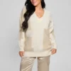 Intarsia Color-Block Sweater